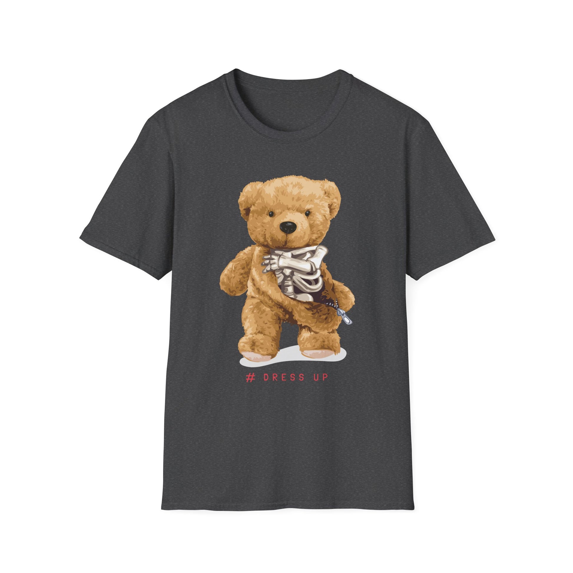 Cute Bear Graphic T-Shirt, Casual Cotton Tee, Fun Birthday Gift, Everyday Wear, Unique Animal Tee, Teddy Bear Shirt