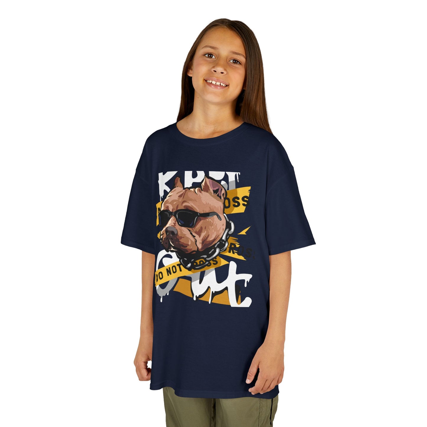 Cool Dog Graphic Kids Tee, Kids T-Shirt, Dog Lover Gift, Funny Animal Shirt, Birthday Gift, Casual Wear