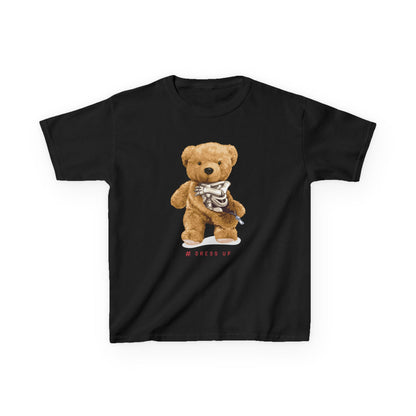 Cute Teddy Bear Kids Tee, Kids Cotton T-Shirt, Fun Graphic Tee, Childrens Holiday Gift, Soft Casual Wear