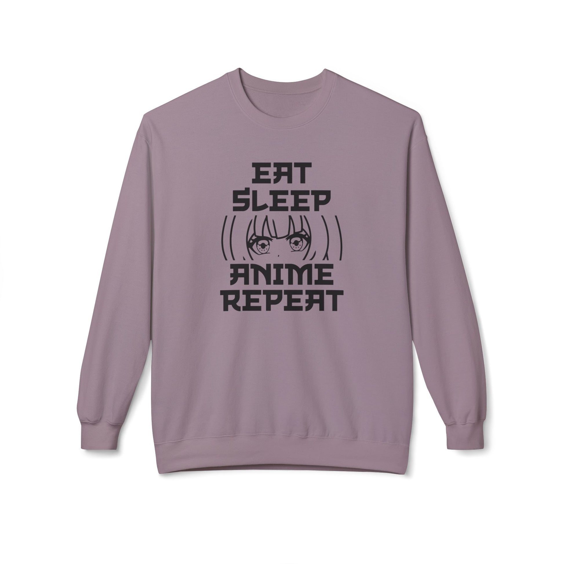 Anime Fan Crewneck Sweatshirt, Cozy Fleece, Gift for Anime Lovers, Casual Wear, Funny Sweatshirt