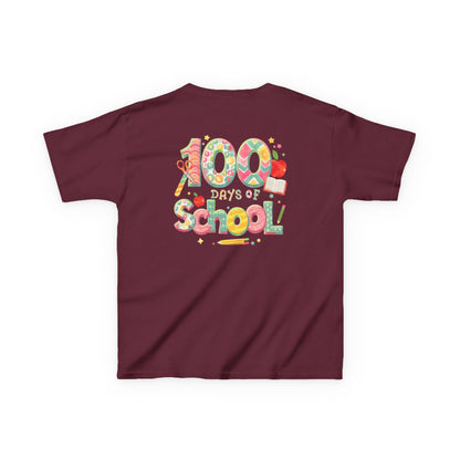 Kids School Celebration Tee - 100 Days of School, Class Shirt, Back to School Outfit, Fun Teacher Gift, Kids Education Apparel