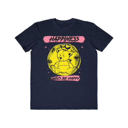 Urban Wear For Men, Bear Graphic Tee, Casual T-Shirt for Everyday Wear, Gift for Friends, Summer Style, Fun Streetwear, Unique Design Navy