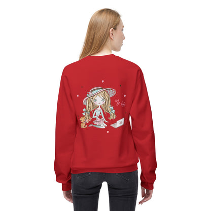 Cute Illustrated Crewneck Sweatshirt, Cozy Everyday Wear, Gift for Her, Fun Fashion, Casual Outfit, Birthday Present