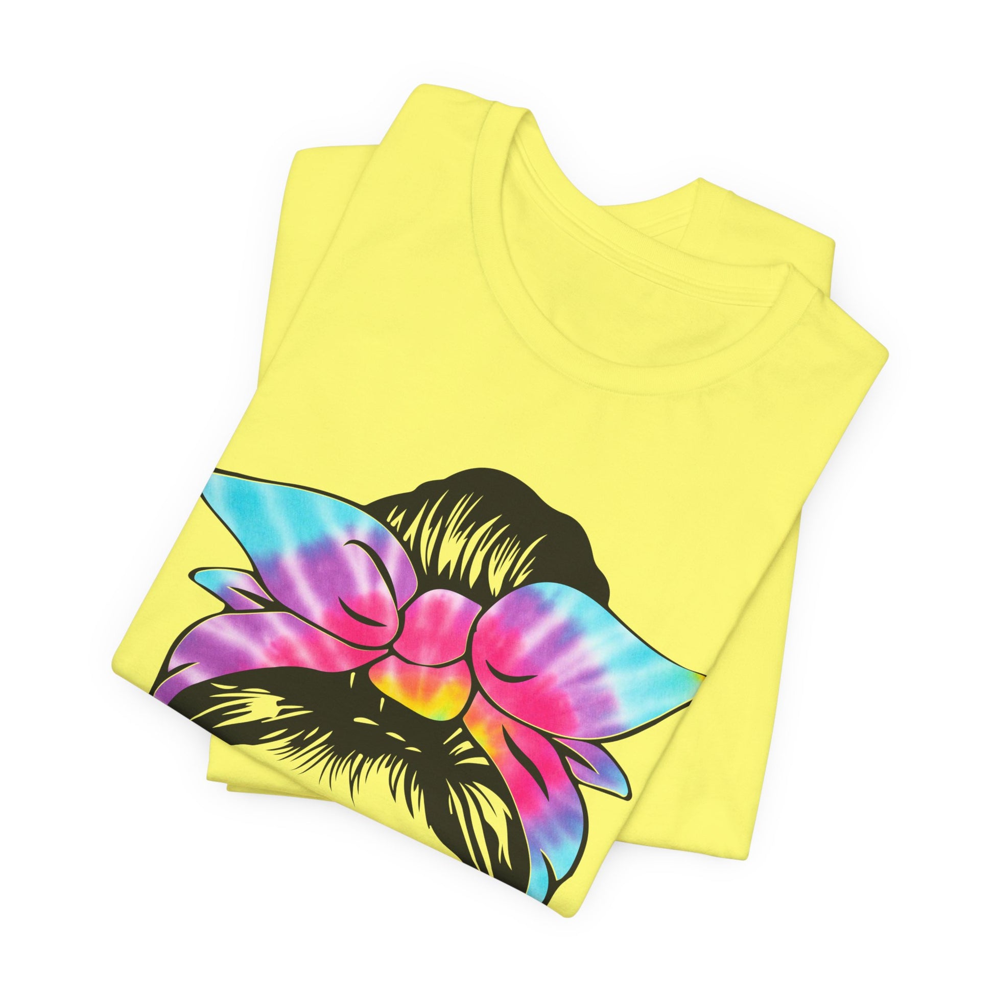 Girl Power Tie-Dye Tee, Unisex Short Sleeve Shirt, Feminist Apparel, Gift for Her, Casual Everyday Wear, Birthday Present