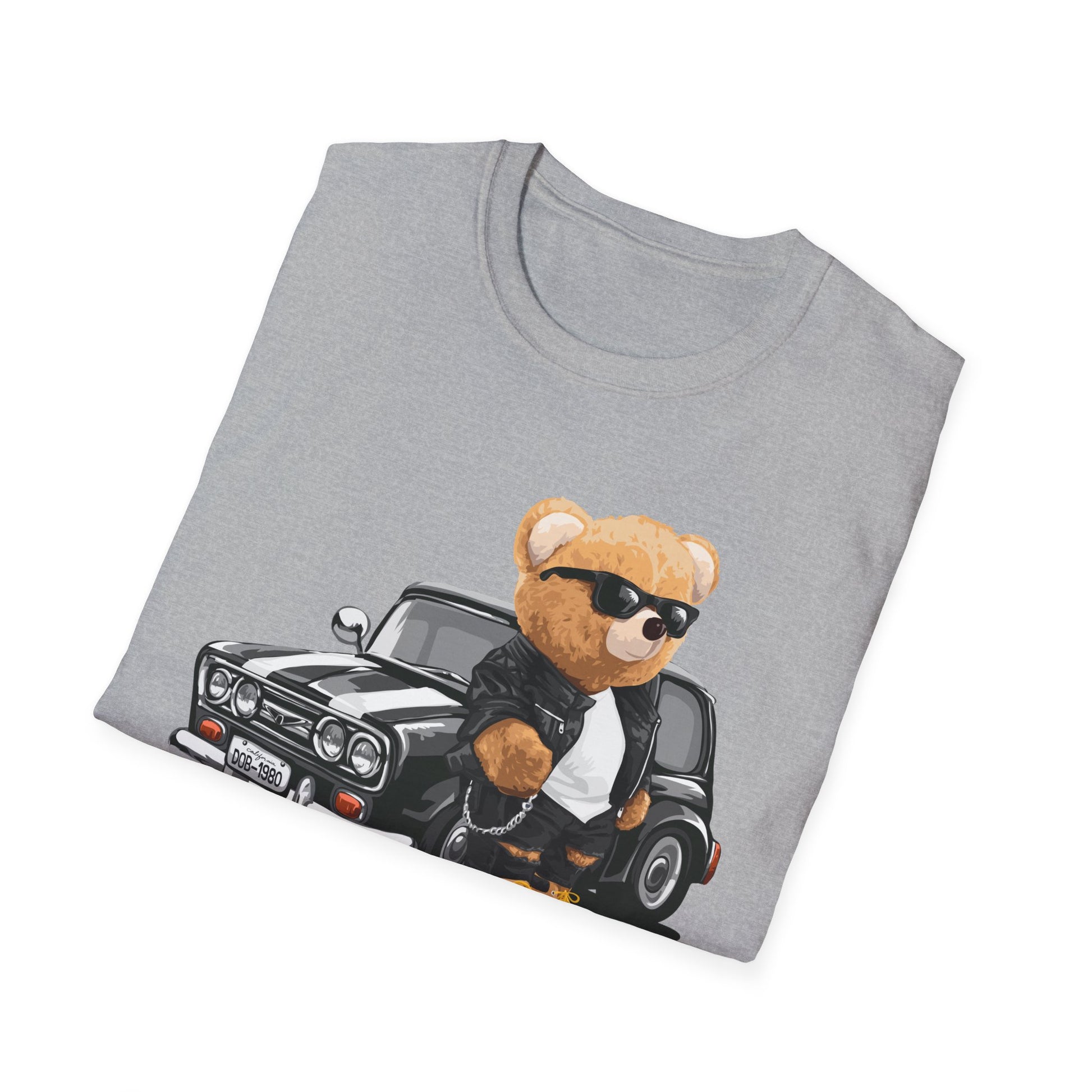 Vintage Bear Graphic T-Shirt, Cute Unisex Tee, Trendy Streetwear, Perfect Gift for Bear Lovers, Casual Outfit, Summer Wardrobe