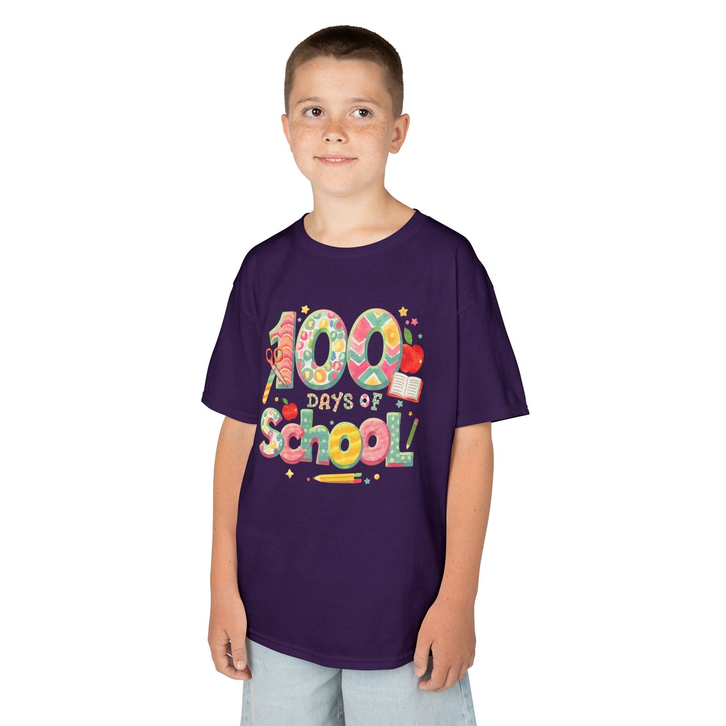 Kids School Celebration Tee - 100 Days of School, Class Shirt, Back to School Outfit, Fun Teacher Gift, Kids Education Apparel
