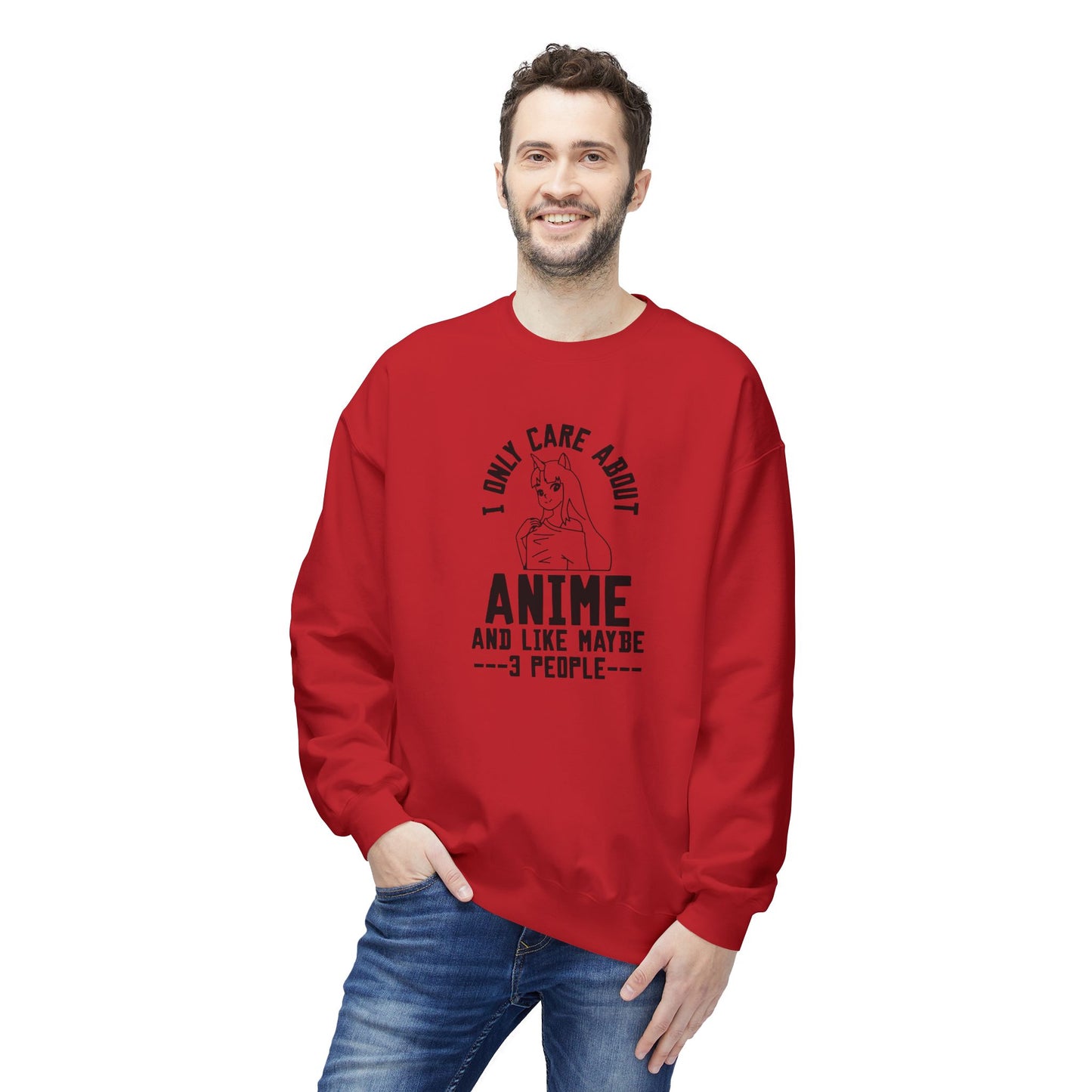 Anime Lover Crewneck Sweatshirt - Perfect for Gift, Casual Wear, Cosplay, Anime Events, Pop Culture Enthusiasts