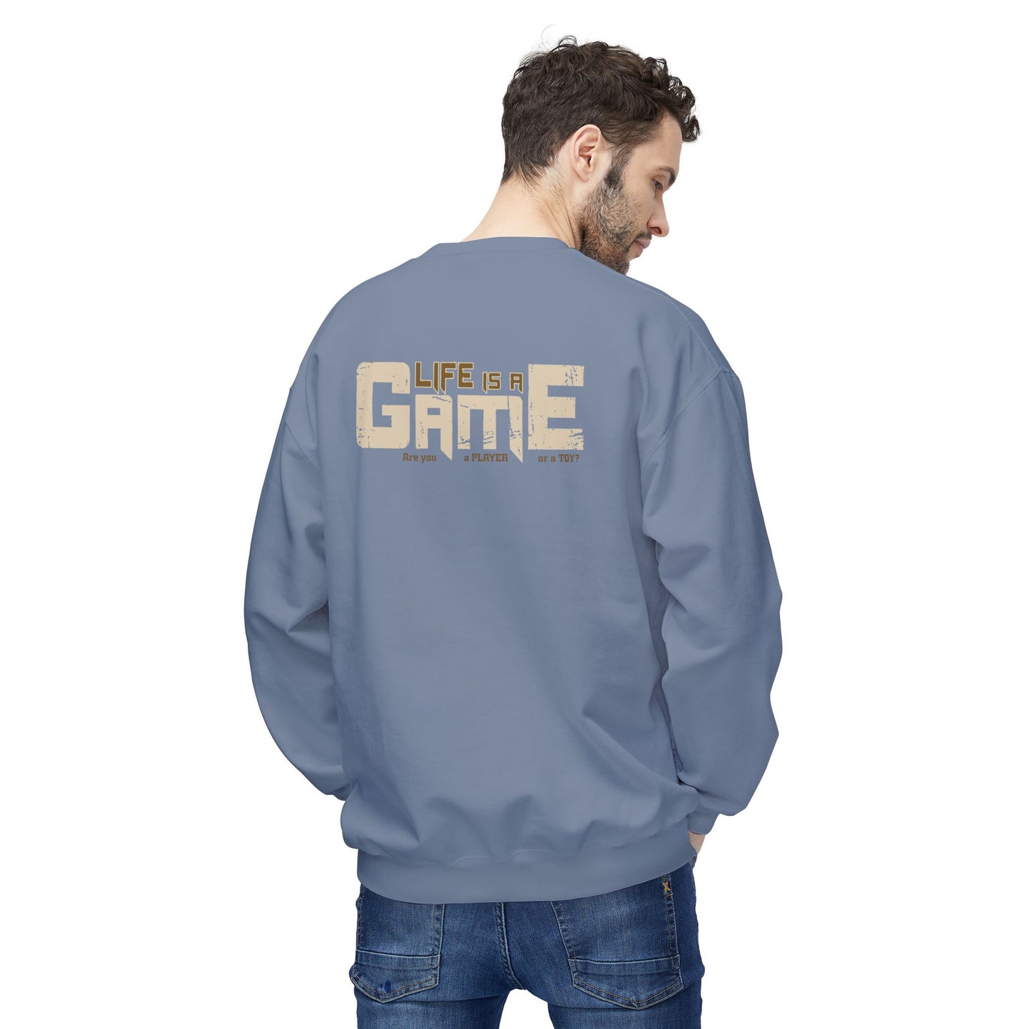 Game Life Unisex Sweatshirt, Soft Sweatshirt, Gamer Gift, Casual Wear, Birthday Gift, Inspirational Apparel