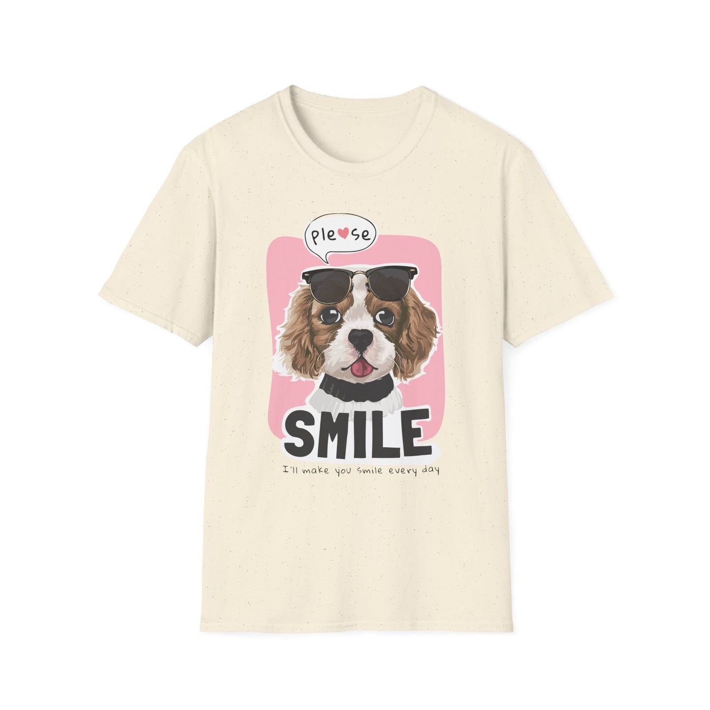 Cute Dog Smile T-Shirt, Dog Lover Gift, Pet Theme Apparel, Funny Animal Tee, Happy Summer Style