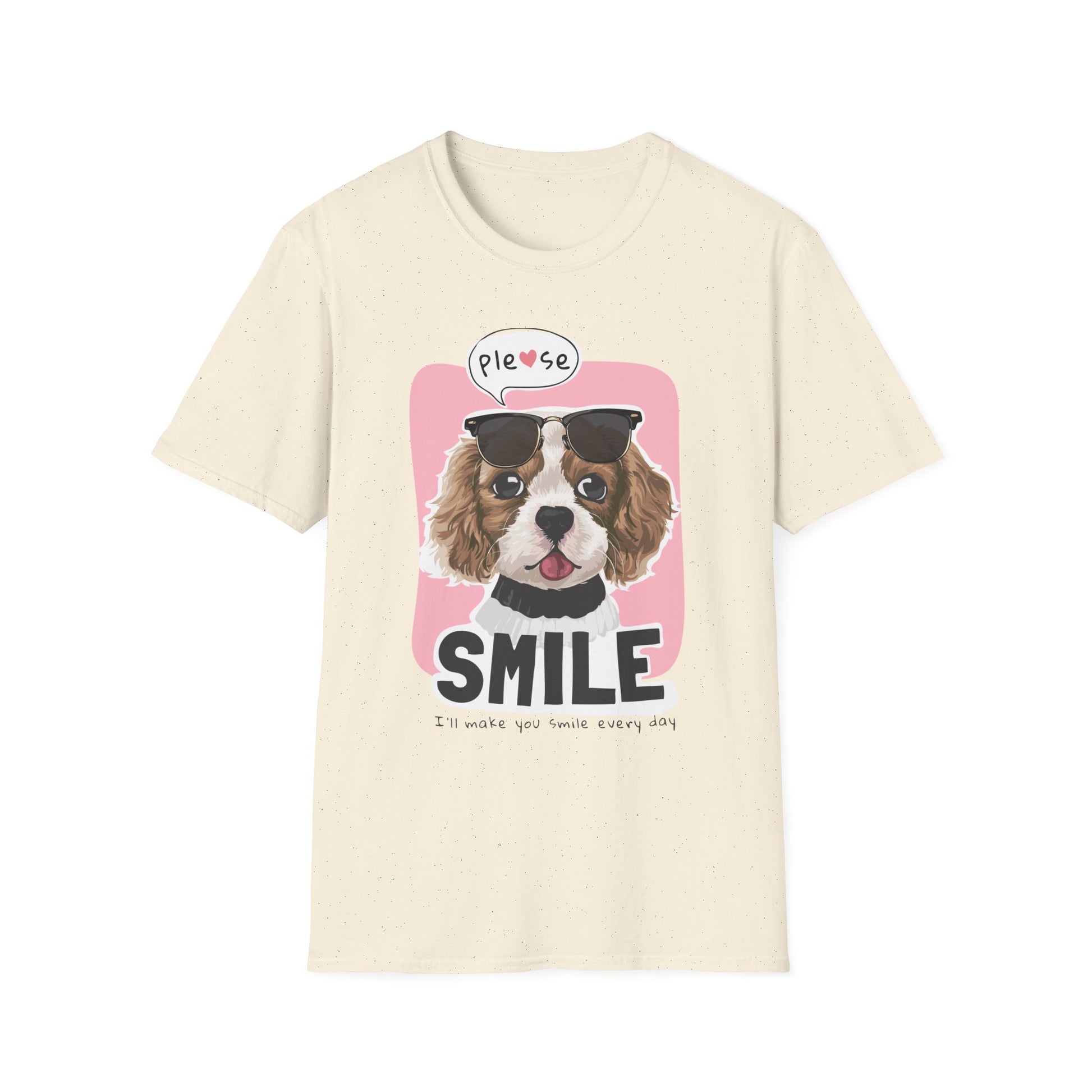 Cute Dog Smile T-Shirt, Dog Lover Gift, Pet Theme Apparel, Funny Animal Tee, Happy Summer Style