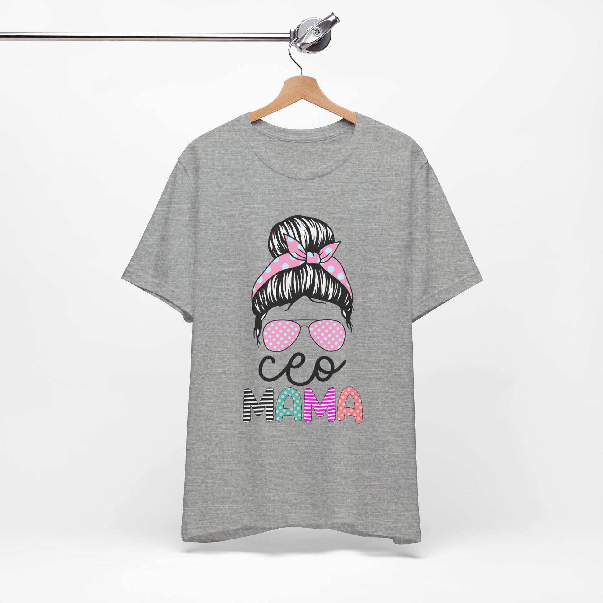 CEO Mama Graphic Tee, Unisex T-Shirt for Moms, Gift for New Mothers, Casual Summer Top, Fun Parenting Apparel, Mother's Day Gift