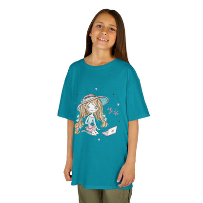 Whimsical Kids T-Shirt Featuring Cute Character, Fun Gift for Birthdays, Playdates, Holiday Wear, Everyday Adventure