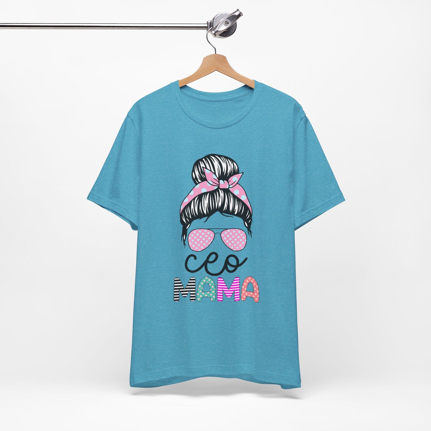 CEO Mama Graphic Tee, Unisex T-Shirt for Moms, Gift for New Mothers, Casual Summer Top, Fun Parenting Apparel, Mother's Day Gift