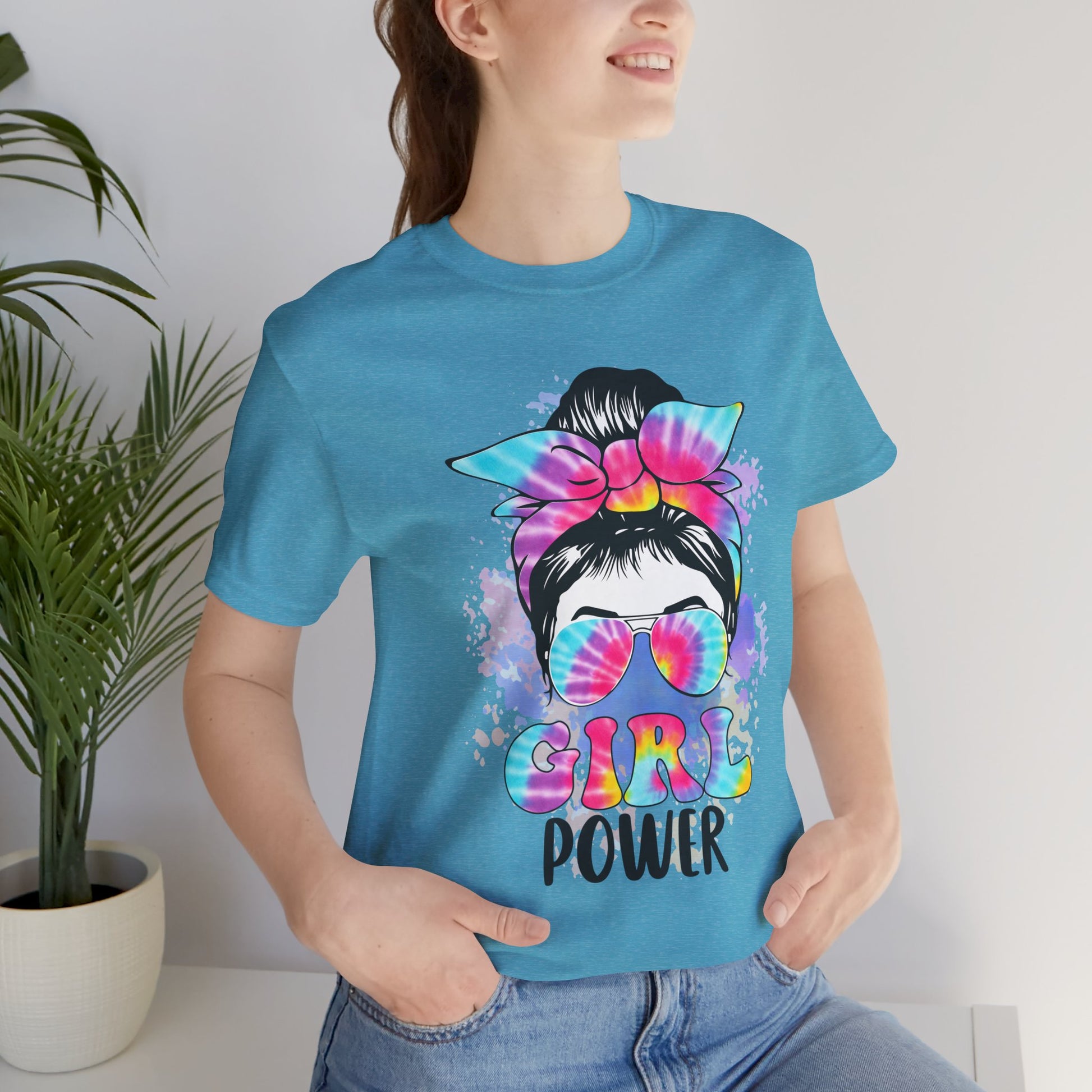 Empowering Girl Power Tee, Unisex T-Shirt for Girls, Feminist Apparel, Gift for Her, Cute Summer Top, Casual Statement Shirt