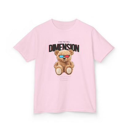 Kids Teddy Bear Graphic Tee, Fun Kids T-Shirt, Cute Gift for Children, Birthday Tee, Playful Shirt for Little Ones Light Pink