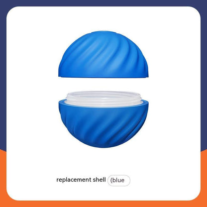 Pet Dog Rubber Ball Toys For Dogs Resistance To Bite Dog Chew Toys Puppy Pets Dogs Training Products Replacement Shell Blue