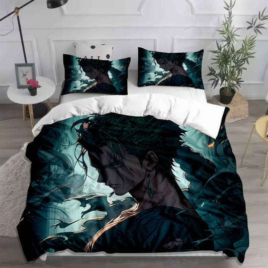 Zoro & Shanks One Piece Duvet Set - Master Swordsmen Anime Bedding