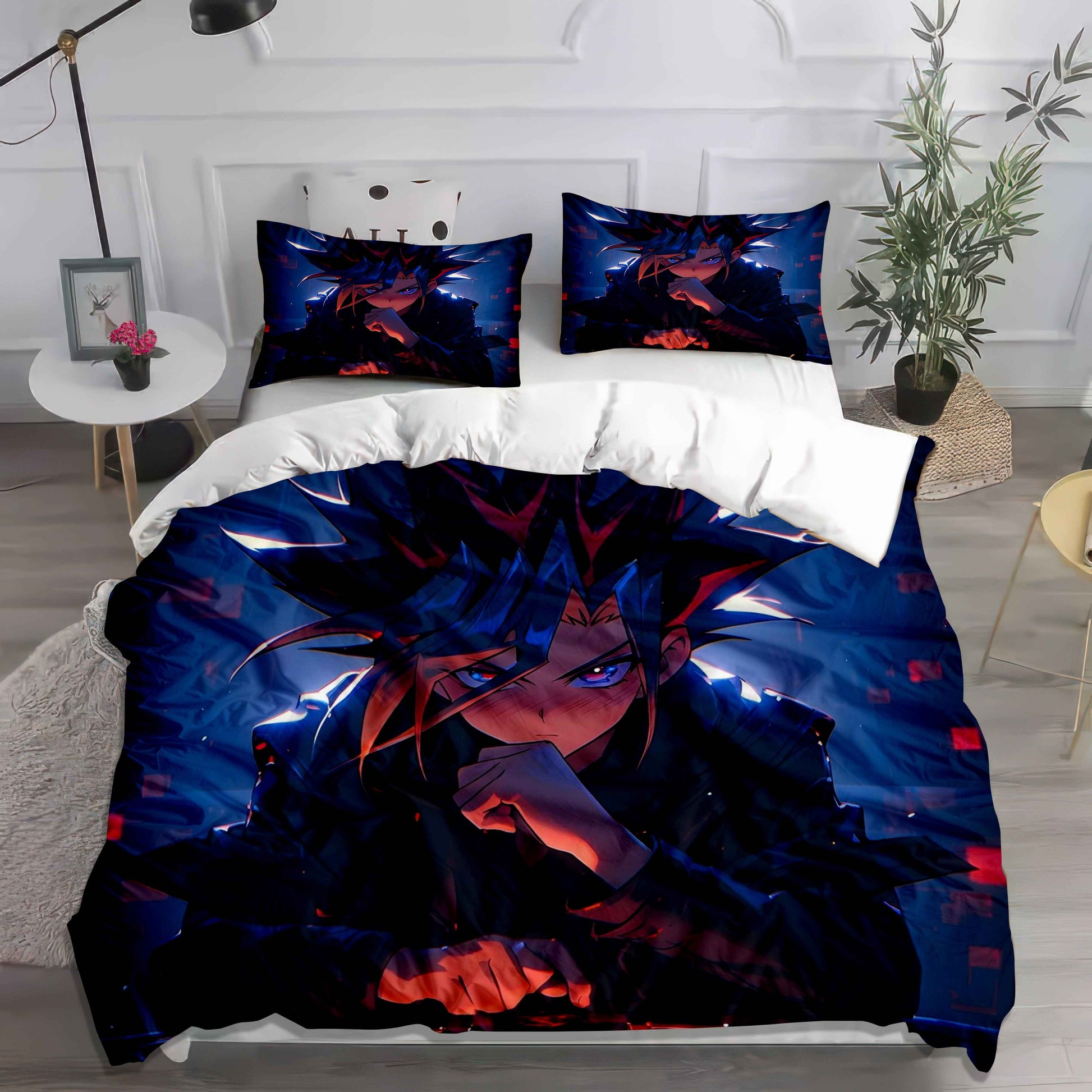 Yu-Gi-Oh! Yami Yugi Duvet Cover Set | King of Games 3D Bedding | Cozy Kawaii
