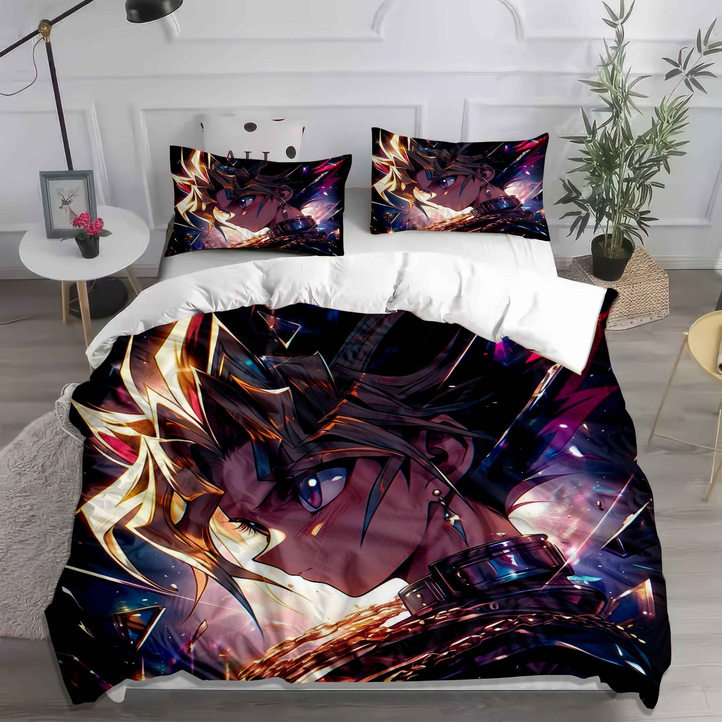 Yu-Gi-Oh! Yami Yugi Duvet Cover Set | King of Games 3D Bedding | Cozy Kawaii