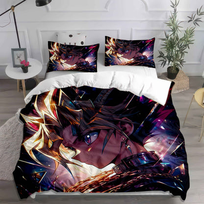 Yu-Gi-Oh! Yami Yugi Duvet Cover Set | King of Games 3D Bedding | Cozy Kawaii