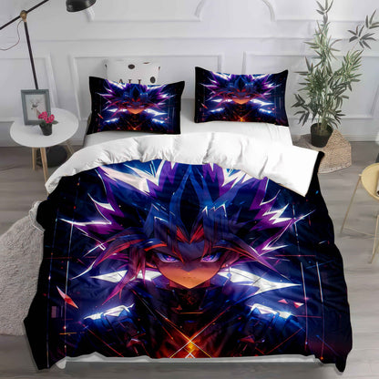 Yu-Gi-Oh! Yami Yugi Duvet Cover Set | King of Games 3D Bedding | Cozy Kawaii
