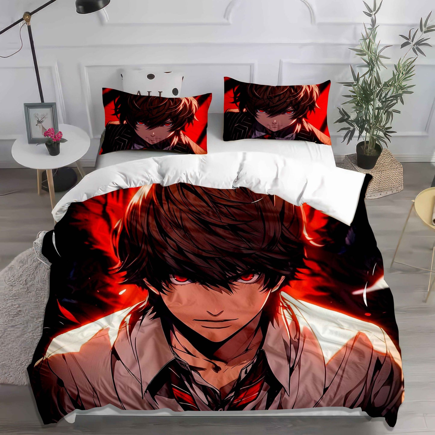 Yu-Gi-Oh! Yami Yugi Duvet Cover Set | King of Games 3D Bedding | Cozy Kawaii
