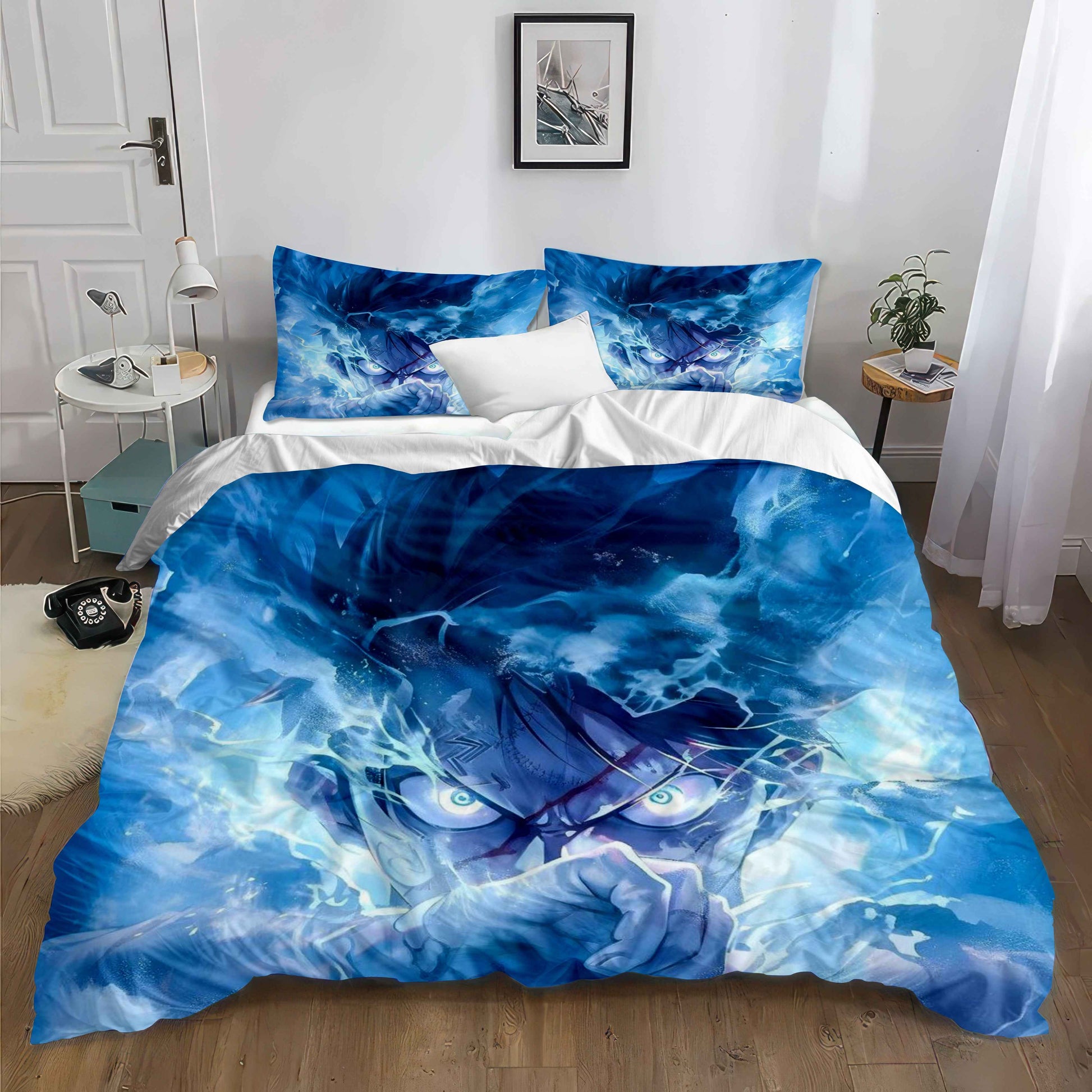 Luffy Gear 5 Pirate King Duvet Set - One Piece Anime Bedding Cozy Kawaii