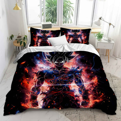 Epic Dragon Ball Z Goku Bedding - Soft Cotton Duvet Cover & Pillowcases