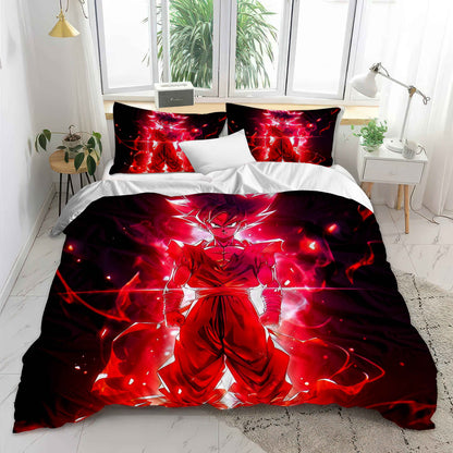 Epic Dragon Ball Z Goku Bedding - Soft Cotton Duvet Cover & Pillowcases