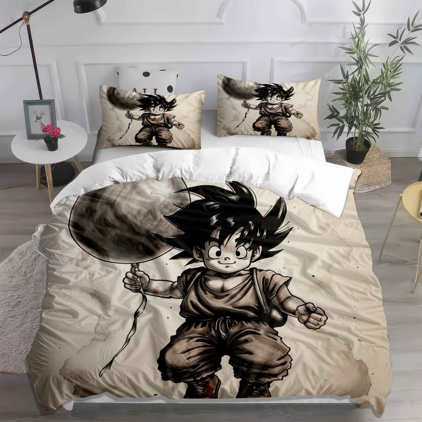 Epic Dragon Ball Z Goku Bedding - Soft Cotton Duvet Cover & Pillowcases