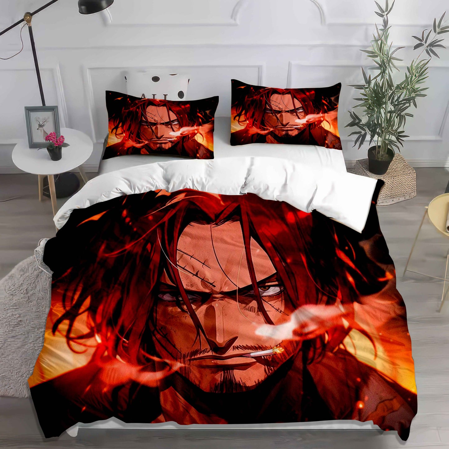 Zoro & Shanks One Piece Duvet Set - Master Swordsmen Anime Bedding