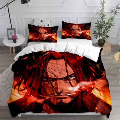 Zoro & Shanks One Piece Duvet Set - Master Swordsmen Anime Bedding