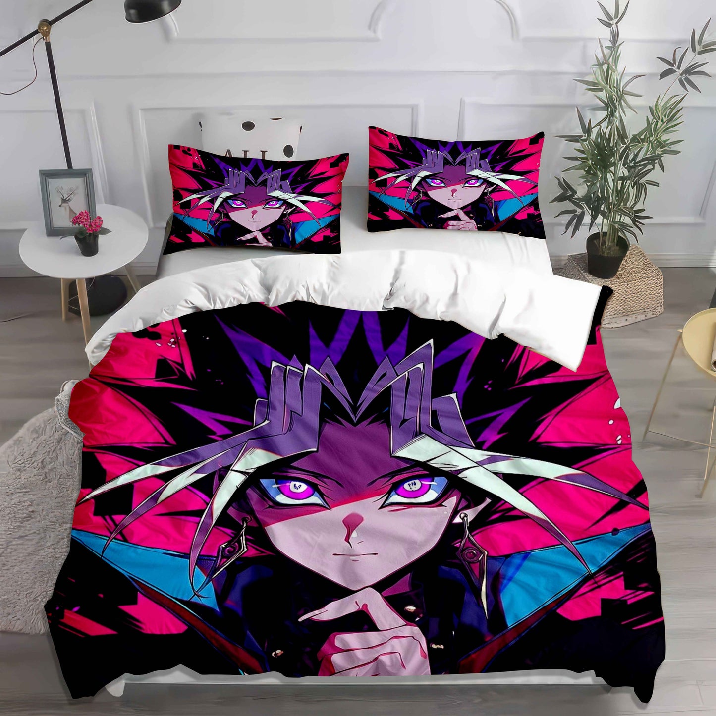 Yu-Gi-Oh! Yami Yugi Duvet Cover Set | King of Games 3D Bedding | Cozy Kawaii