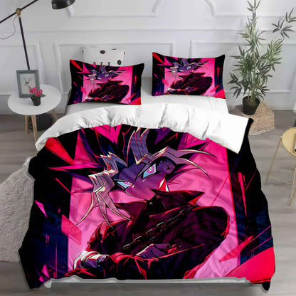 Yu-Gi-Oh! Yami Yugi Duvet Cover Set | King of Games 3D Bedding | Cozy Kawaii