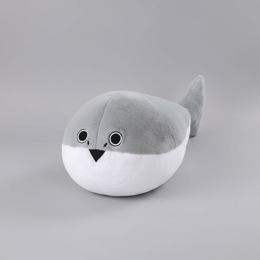 Sacabambaspis Plush Toy – Giant Cute Prehistoric Fish Stuffed Animal Pillow Gray