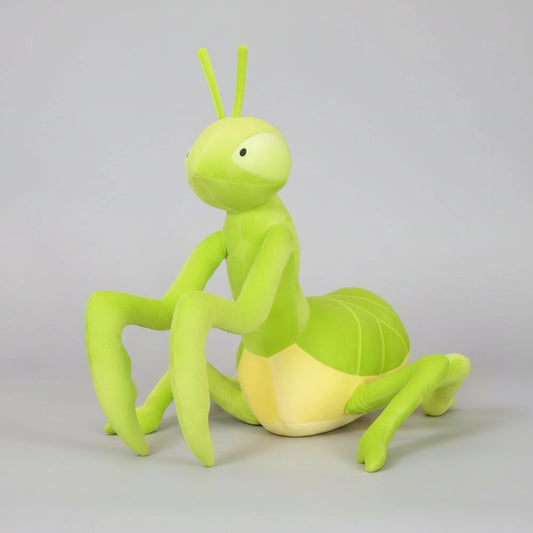 Kawaii Praying Mantis Plush Toy – Giant Green Insect Stuffed Animal Pillow Green 27.6" × 19.7" (70 × 50cm)