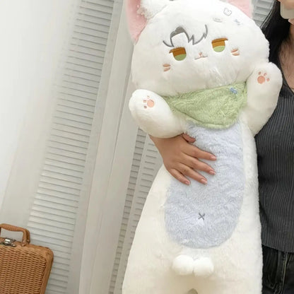 Anime-Style Long Body Pillow Plush – Soft Boyfriend Sleeping Pillow (80cm) D 31.5" (80cm)