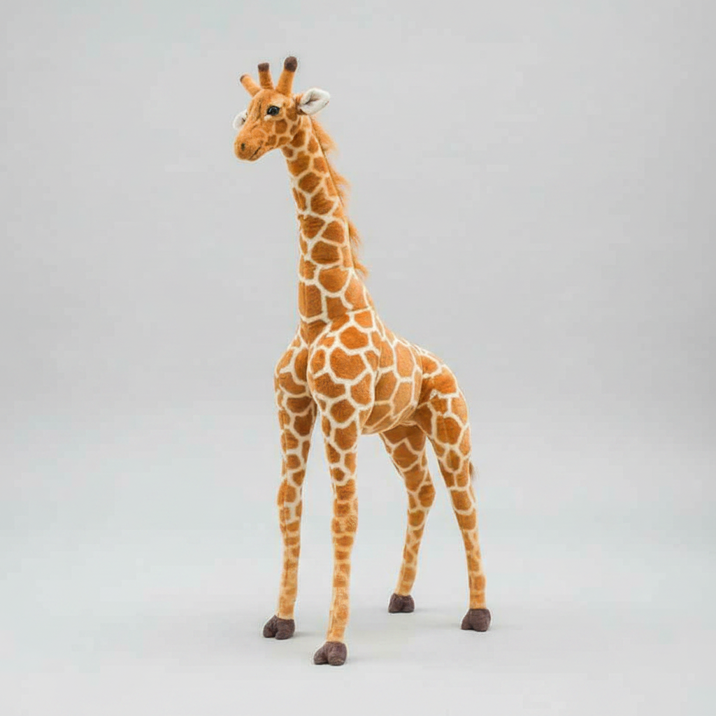 Giant Giraffe Plush Toy – Soft Realistic Giraffe Stuffed Animal Pillow Giraffe