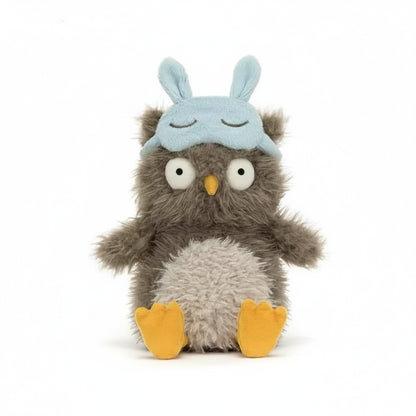 Kawaii Mini Animal Plush Toy – Soft Room Decor Doll Collection (Duck, Puppy, Owl, Bee) Owl