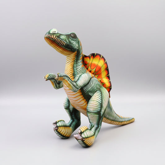 Spinosaurus Plush Toy – Giant Realistic Dinosaur Stuffed Animal Pillow Green