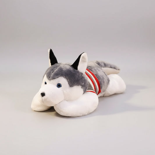 Giant Husky Plush Toy – Soft Dog Body Pillow Stuffed Animal Husky