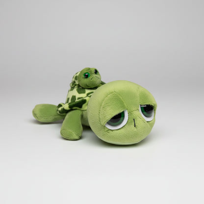 Mother & Baby Turtle Plush Toy – Cute Big-Eyed Turtle Stuffed Animal Pillow Mother AndSon Turtle
