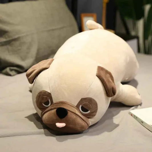 New Arrive Hot 55/65/75/90cm Cute Animal Kawaii Pug Dog Plush Toys Sleep Pillow Kids Birthday Gift Child Girl Xmas Valentine's