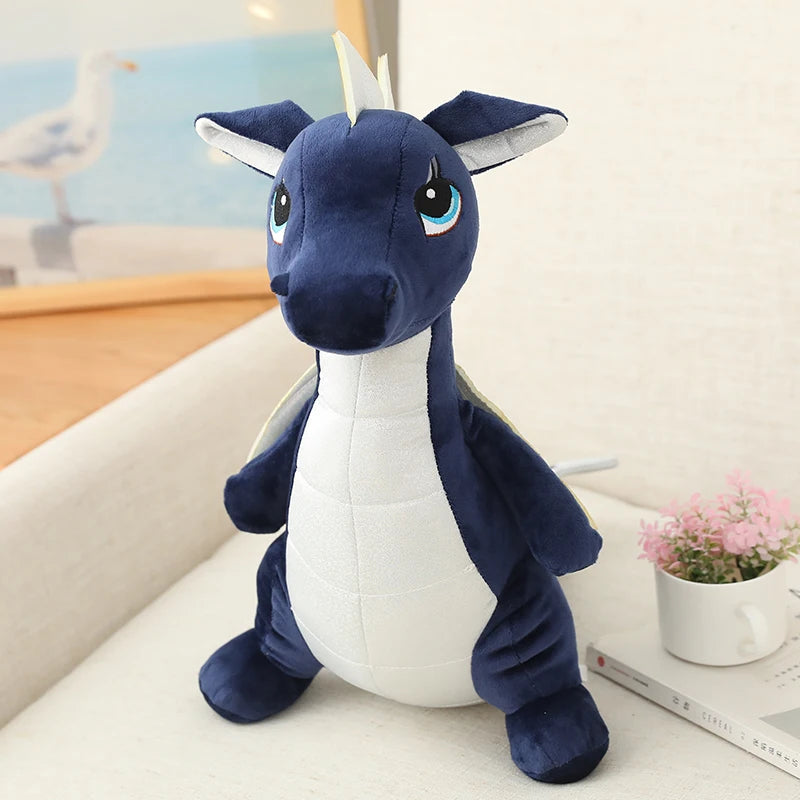Cute Flying Dinosaur Plush Toy – Soft Stuffed Dinosaur Pillow Blue