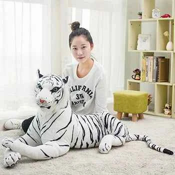 Giant Tiger/Panther Plush Toy (11.8-47.2 in) - Soft Stuffed Animal Pillow Gift