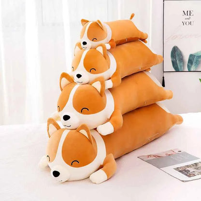 Giant Shiba Inu Plush Toy (23.6-47.2 in) - Cute Lying Dog Pillow Cushion Gift