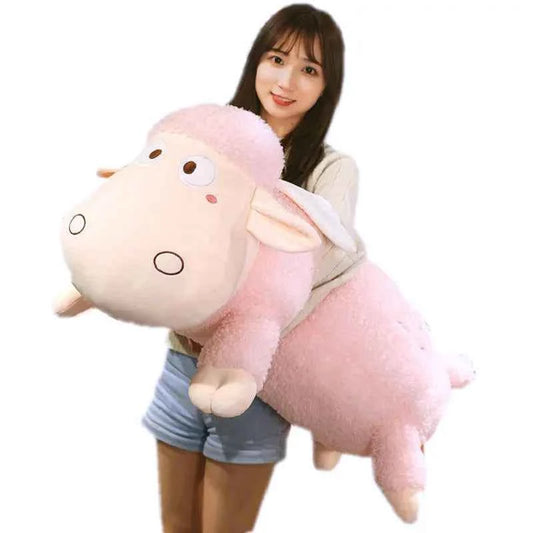 Angel Wing Lamb Plush Toy – Cute Sheep Stuffed Animal Body Pillow