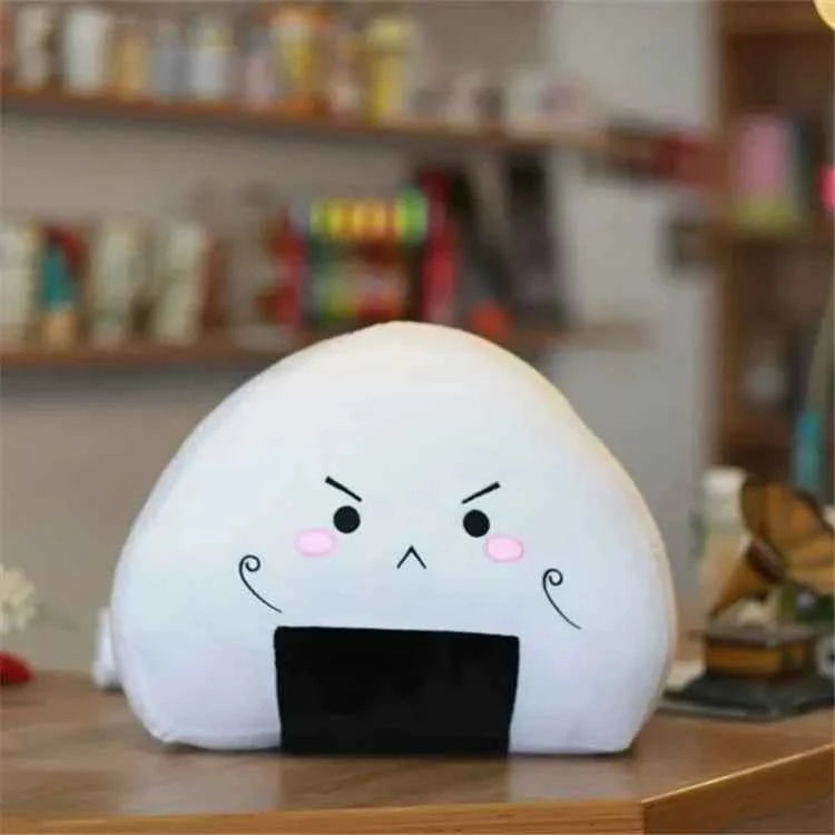 Cute Plush Mini Rice Ball Pillow Kawaii Soft Japanese Sushi Cushion Stuffed Plush Toy Cute Ball The Second Element Dumpling Doll