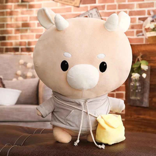 Cute Korean Drama Cow Plush Toy – Soft Dairy Cow Stuffed Animal Pillow