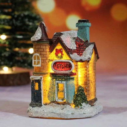 Cute Christmas House LED Night Light (2.4-3.5 in) - Home Ornaments Xmas Gift